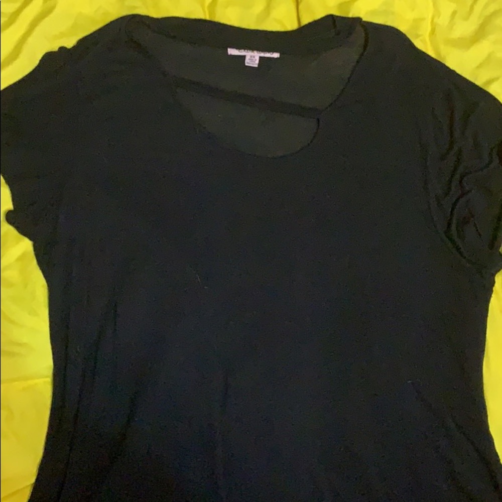Black Choker Shirt